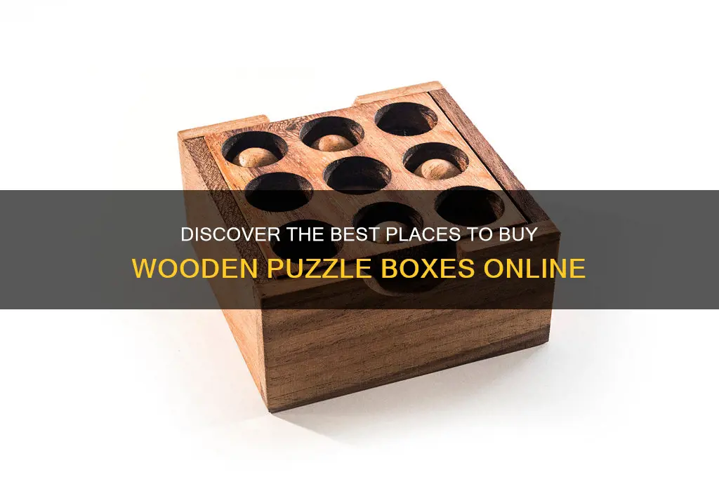 where to buy wooden puzzle box