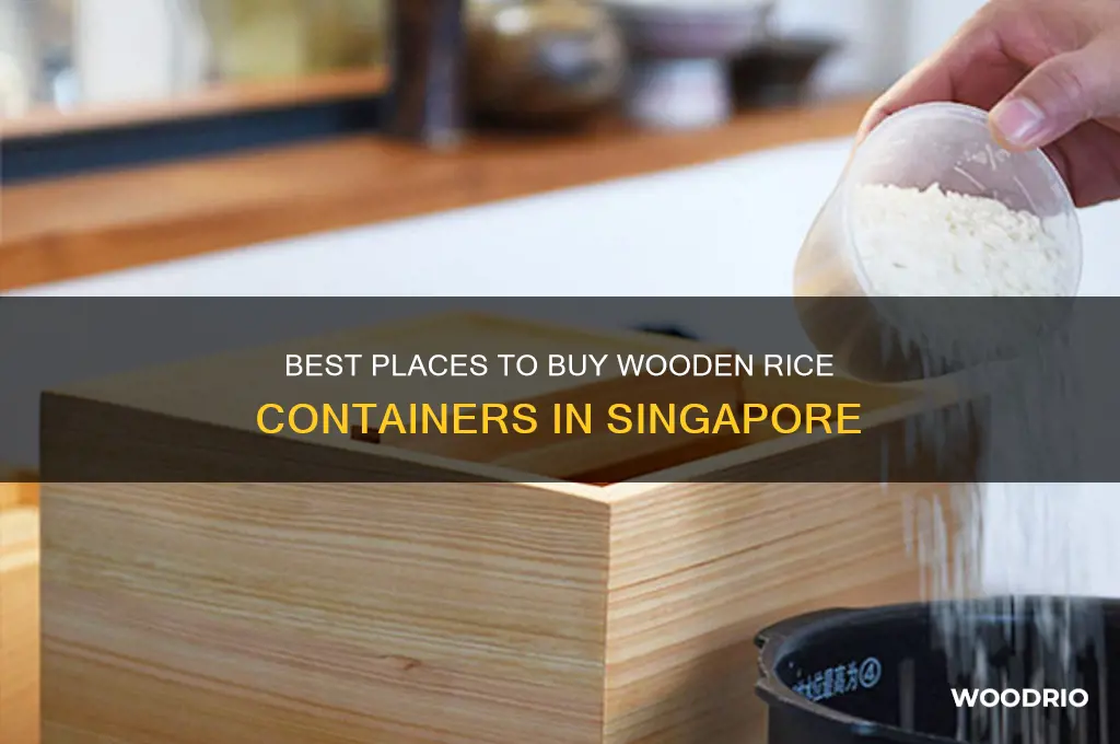 where to buy wooden rice container in singapore