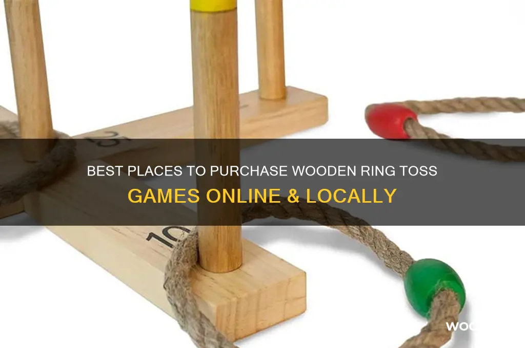 where to buy wooden ring toss game