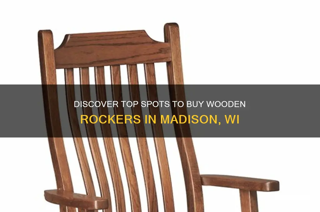 where to buy wooden rockers in madison wi
