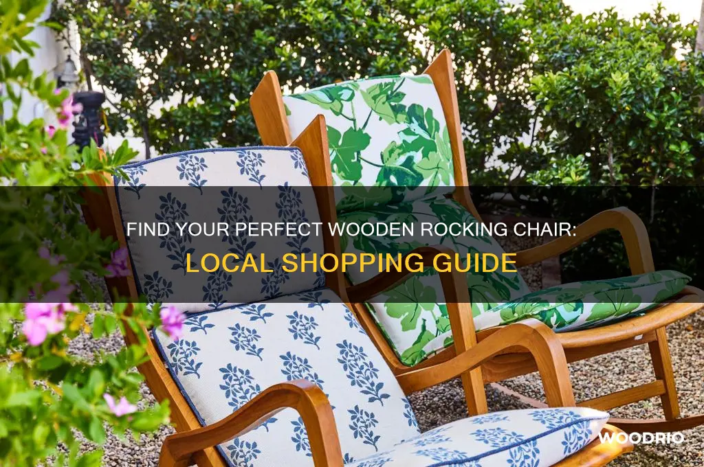 where to buy wooden rocking chir locally