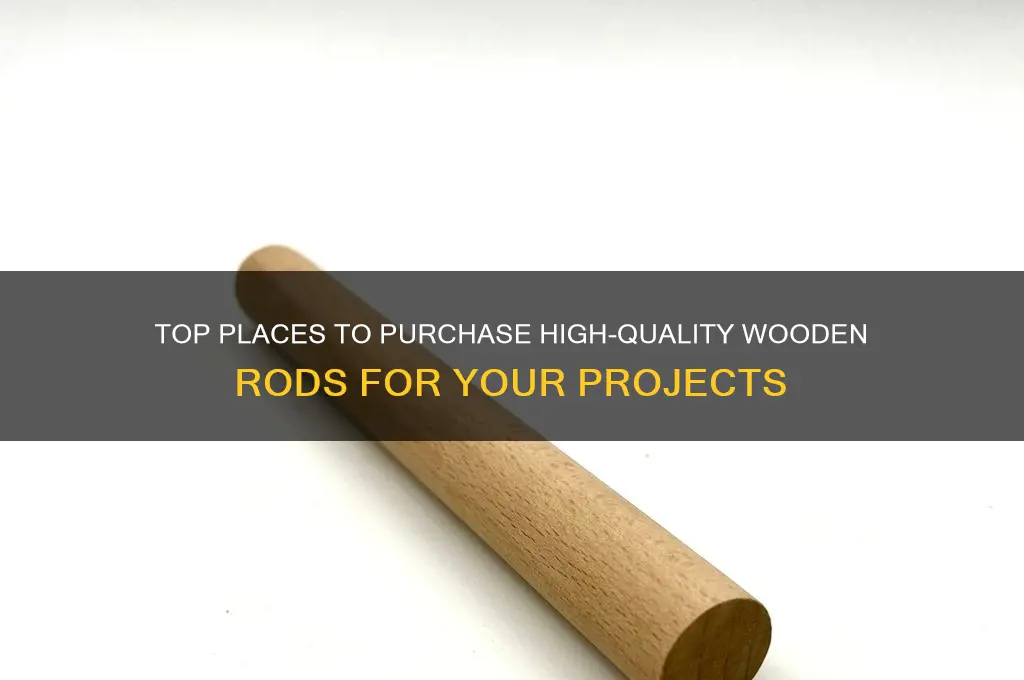 where to buy wooden rod