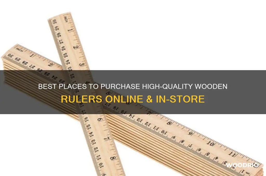where to buy wooden rulers