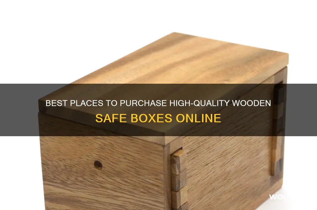 where to buy wooden safe box