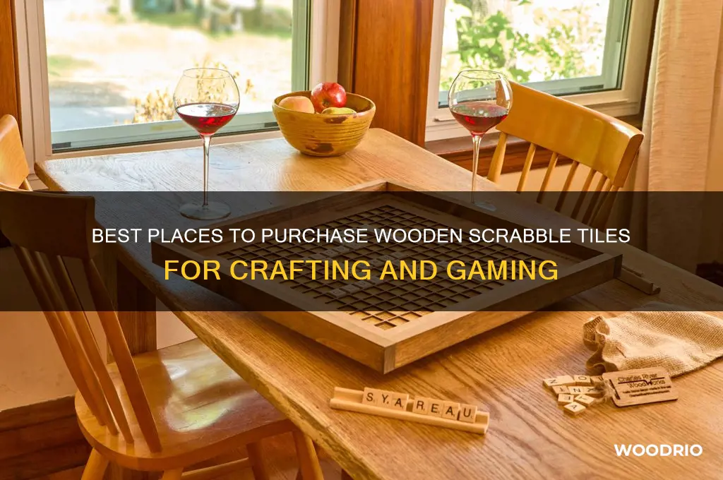 where to buy wooden scrabble tiles