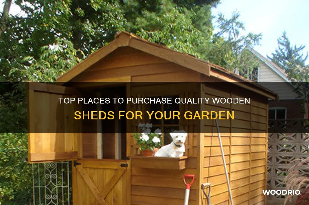 where to buy wooden sheds