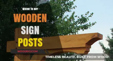 Top Places to Purchase Quality Wooden Sign Posts Online & Locally