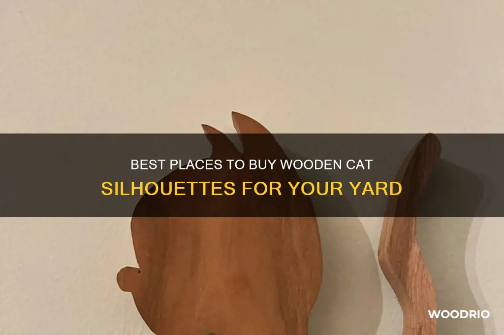 where to buy wooden sillouttes of cats for the yard