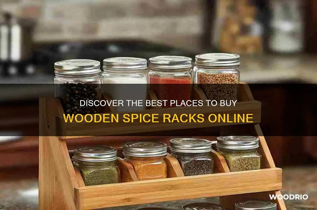 where to buy wooden spice racks