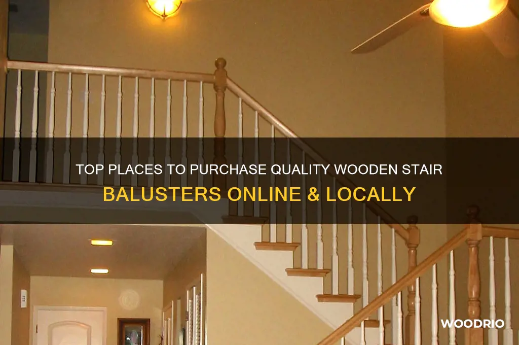 where to buy wooden stair balusters