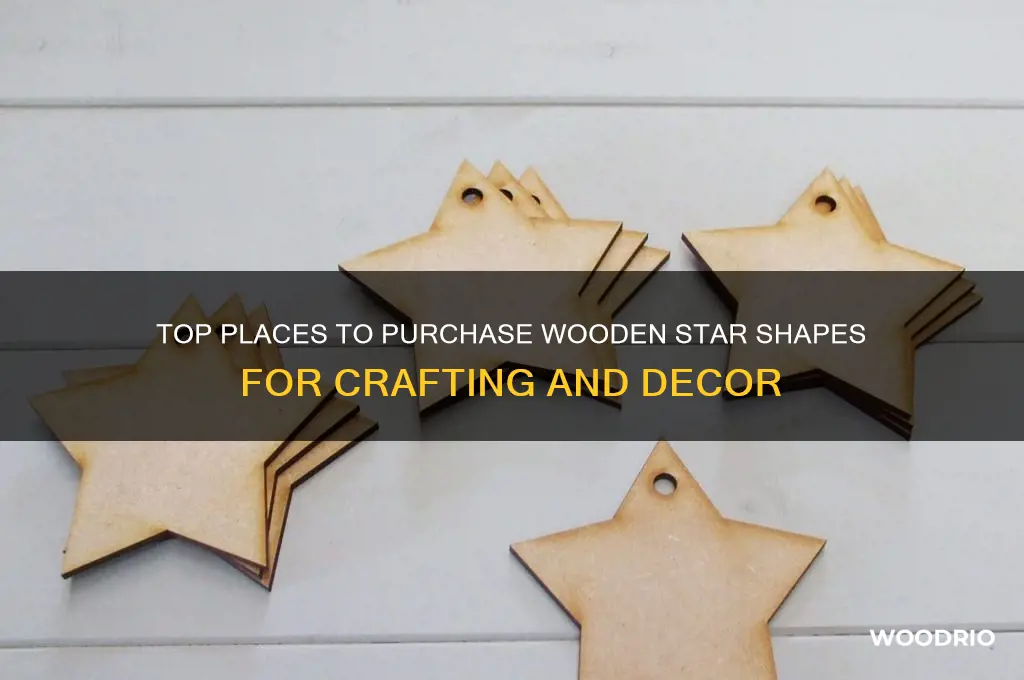 where to buy wooden star shapes