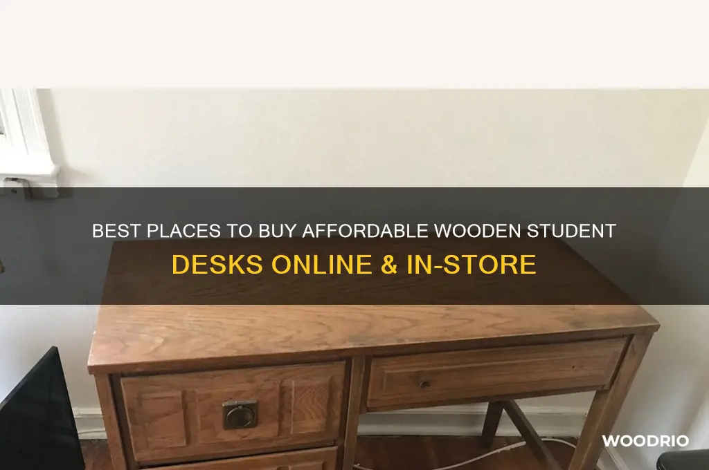 where to buy wooden student desk