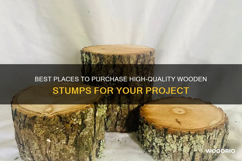 where to buy wooden stumps
