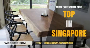 Best Places to Buy Wooden Table Tops in Singapore