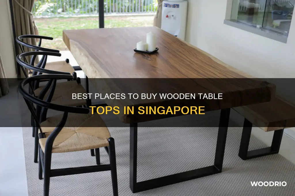 where to buy wooden table top in singapore