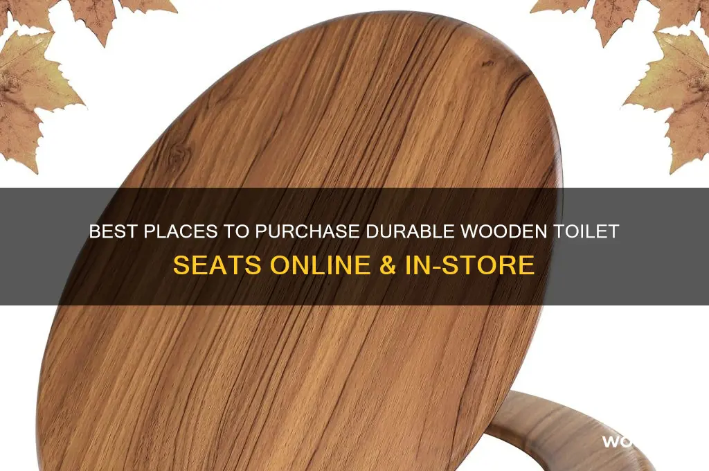 where to buy wooden toilet seats