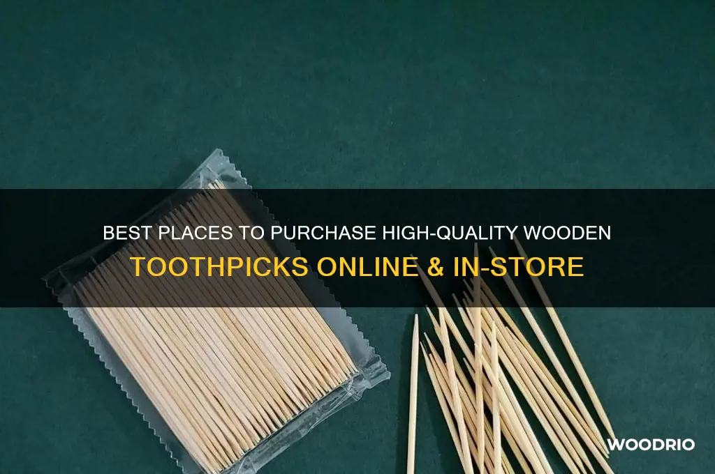 where to buy wooden tooth picks