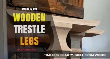 Best Places to Buy Durable Wooden Trestle Legs Online & Locally