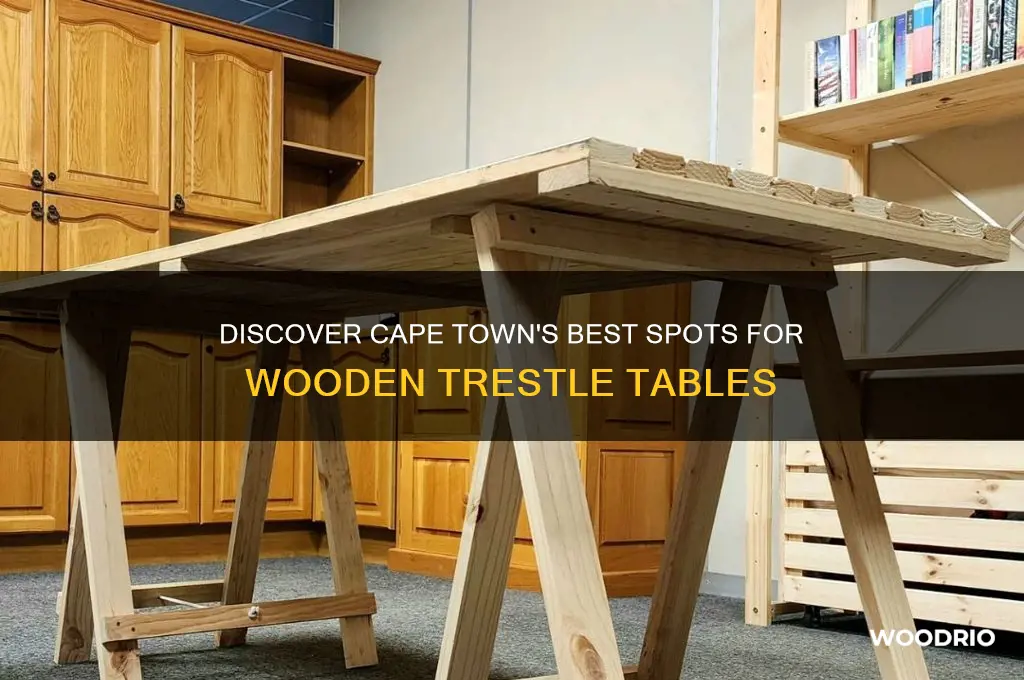 where to buy wooden trestle table in cape town