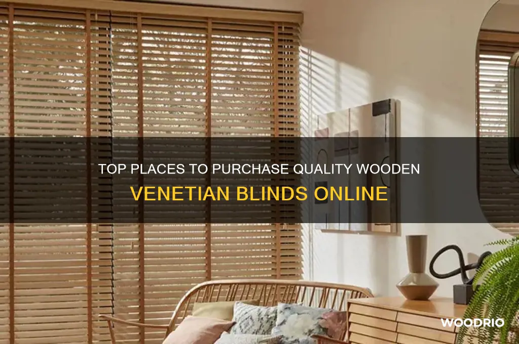 where to buy wooden venetian blinds