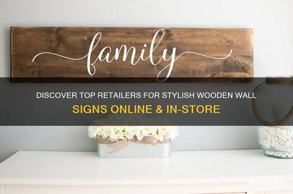 where to buy wooden wall signs