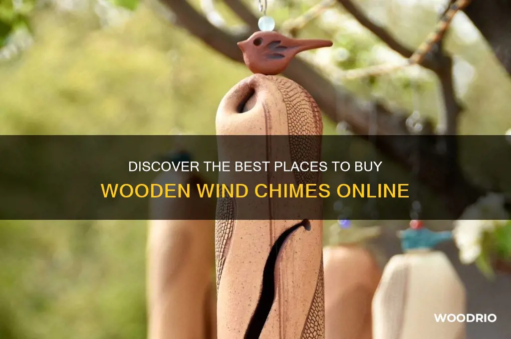 where to buy wooden wind chimes