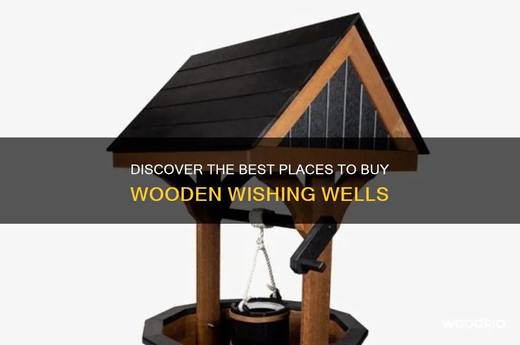 where to buy wooden wishing well