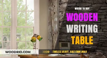 Best Places to Purchase High-Quality Wooden Writing Tables Online