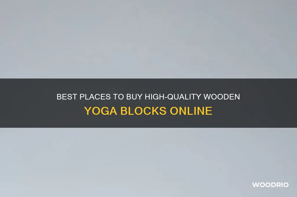 where to buy wooden yoga blocks