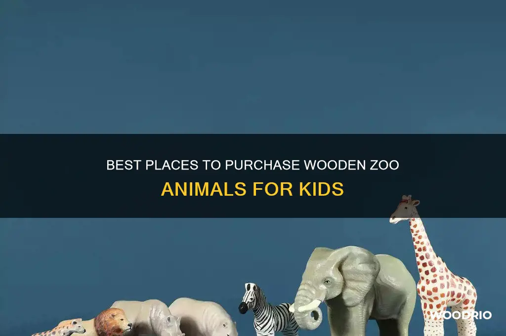 where to buy wooden zoo animals