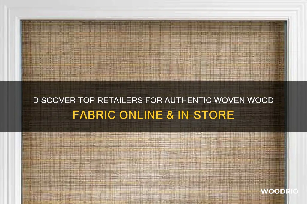 where to buy woven wood fabric