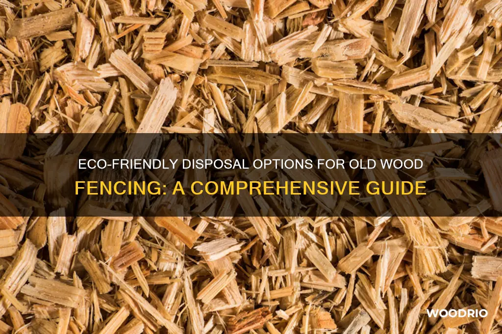 where to dispose of old wood fencing