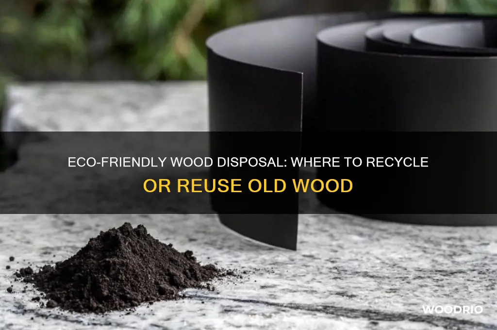 where to dispose of old wood