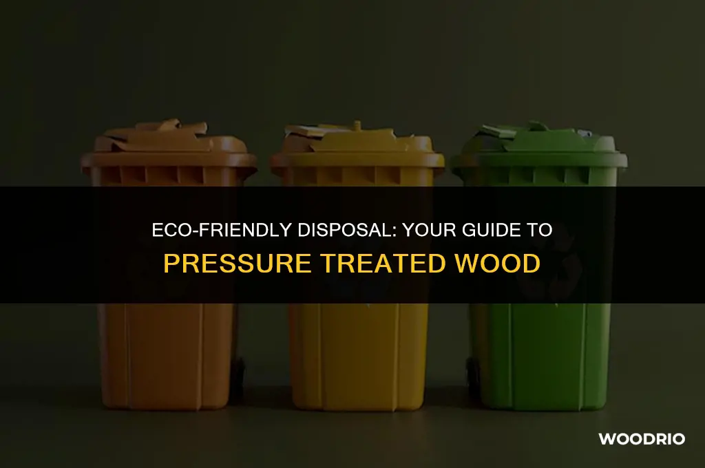 where to dispose of pressure treated wood