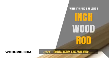 Where to Find 8-Foot Long 1-Inch Wood Rods Easily