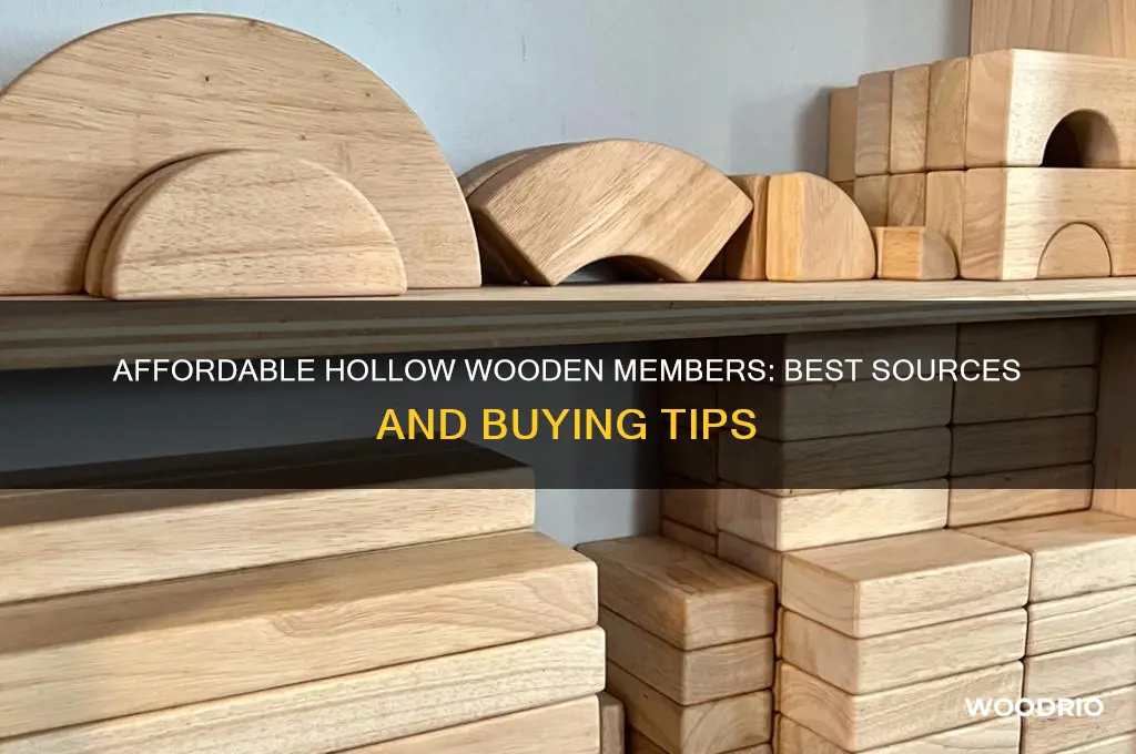 where to find and buy economical turned hollow wooden members