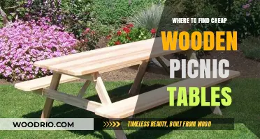 Affordable Wooden Picnic Tables: Top Spots to Save Big