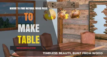 Discovering Natural Wood Sources for Crafting Your Perfect Table