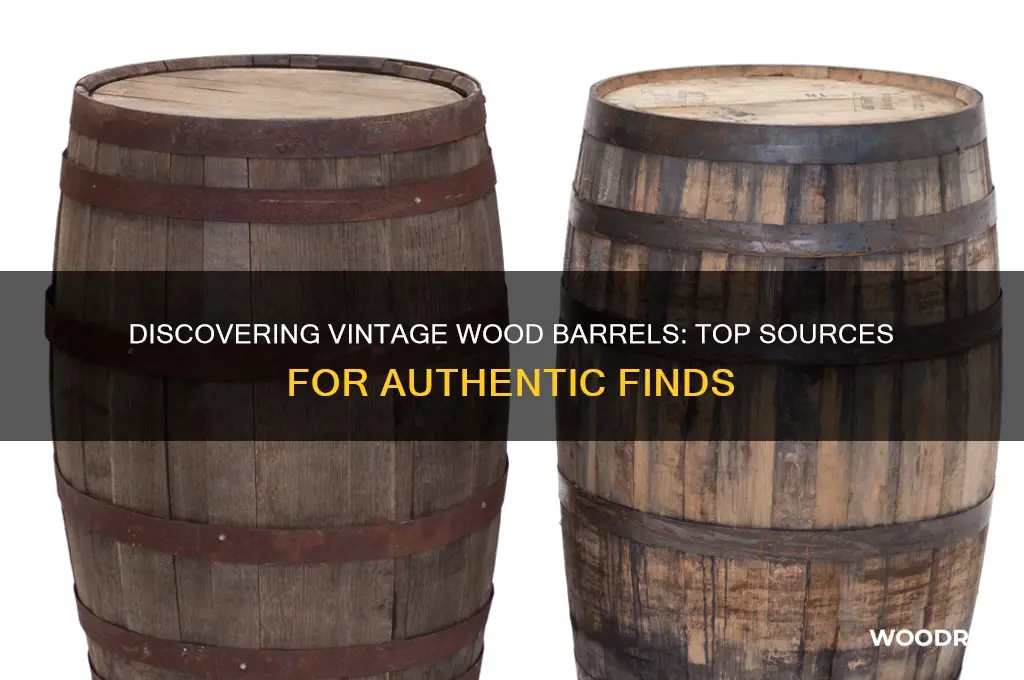 where to find old wood barrels