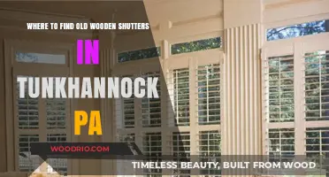 Discover Vintage Wooden Shutters in Tunkhannock, PA: Top Spots