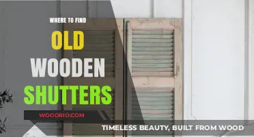 Discover Vintage Charm: Where to Find Old Wooden Shutters