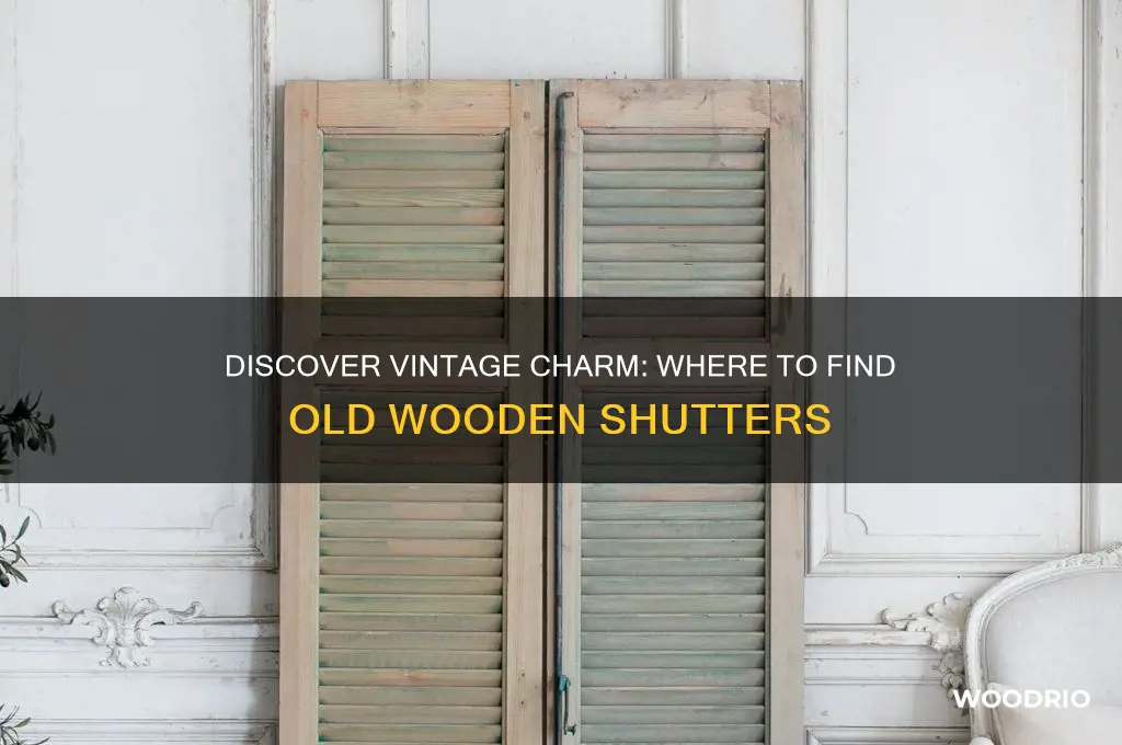 where to find old wooden shutters