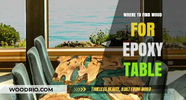 Discovering the Best Sources for Wood to Craft Epoxy Tables
