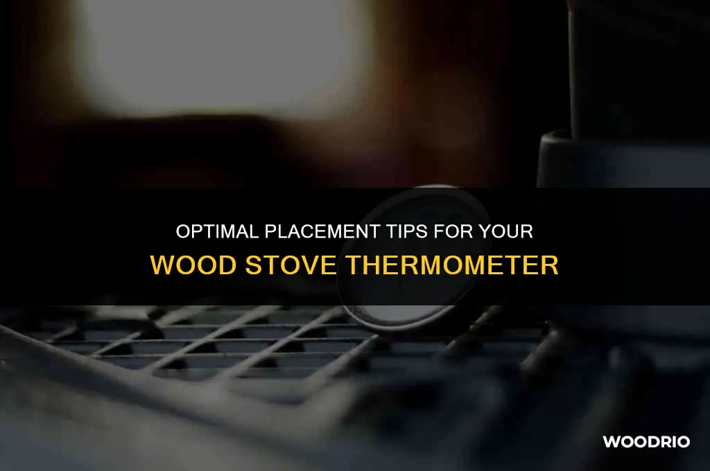 where to place a wood stove thermometer
