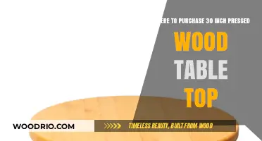 Best Places to Buy 30-Inch Pressed Wood Table Tops Online