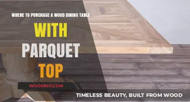 Discover the Best Places to Buy Parquet Top Wood Dining Tables