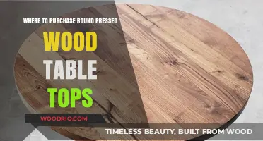Best Places to Buy Round Pressed Wood Table Tops Online