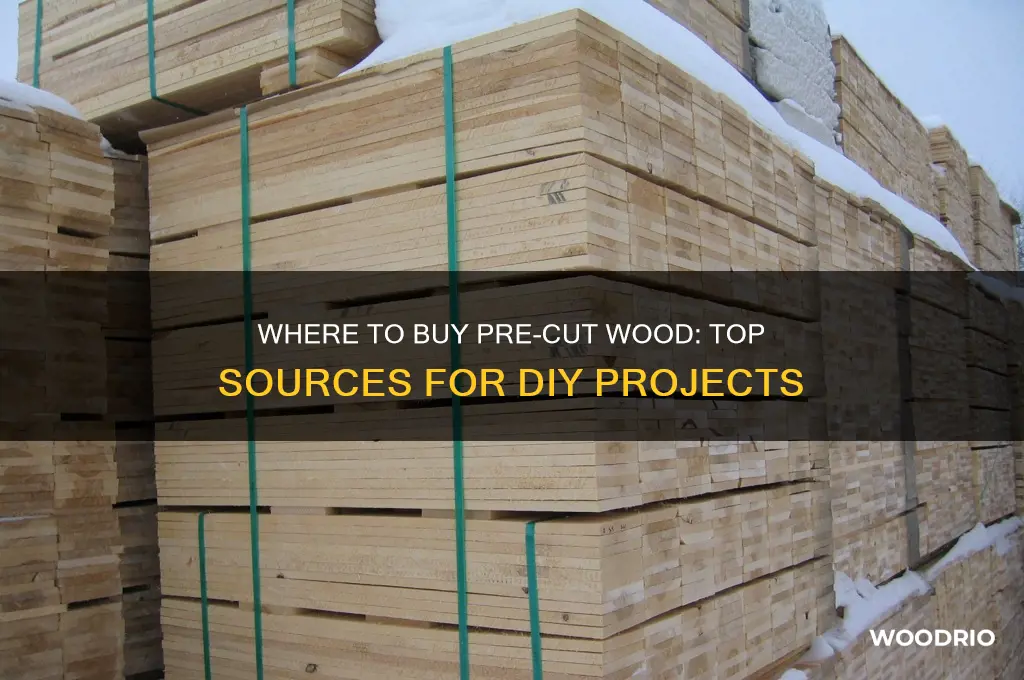 where tp buy pre cut wood
