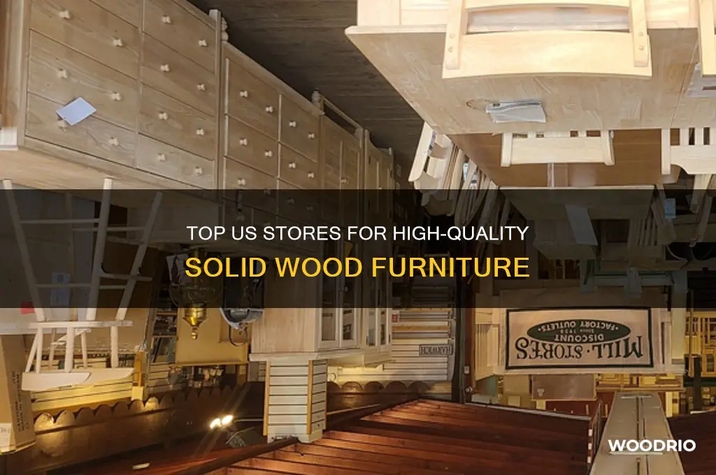 where you can buy solid wood furniture in us