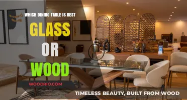 Glass vs. Wood Dining Tables: Choosing the Perfect Fit for Your Home